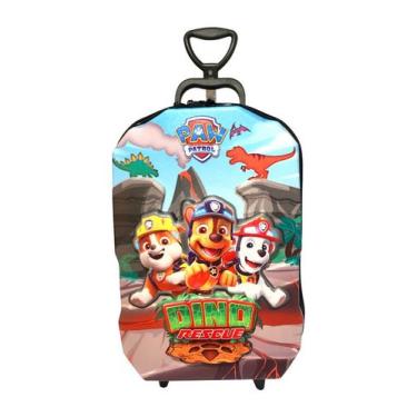 Imagem de Mochila de Rodinhas 3D Patrulha Canina Patrol Dino Infantil - Diplomat