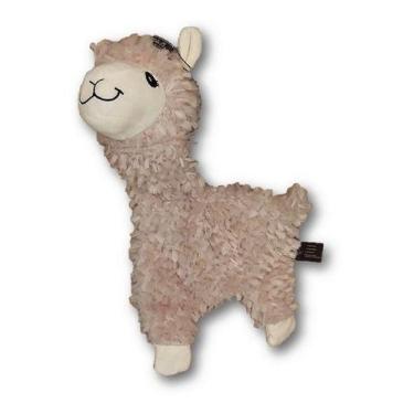 Imagem de Brinquedo Pelúcia pet grande Alpaca lhama Sonoro Nandog, Bege