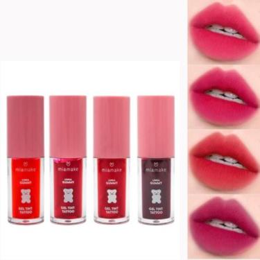 Imagem de Lip Tint Gel Mia Make Gummy Tint Labial Longa Duração Efeito Natural, 