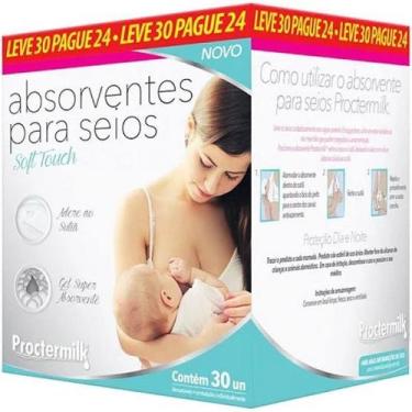 Imagem de Absorventes Para Seios Proctermilk 30 Unidades - La San Day