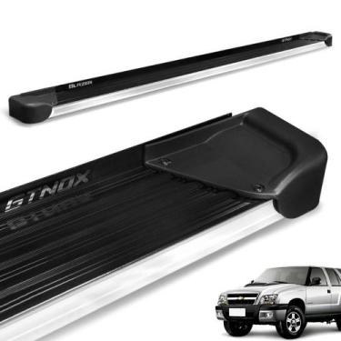 Imagem de Estribo Lateral Blazer 1995 a 2011 Alumínio Preto A4 - Gtnox
