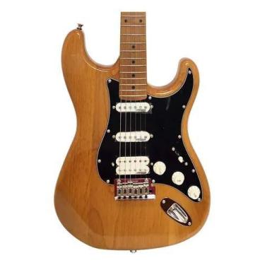 Imagem de Guitarra benson - hardy s 902 - natural / black com capa