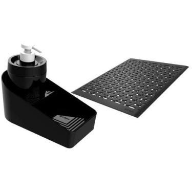 Imagem de Conjunto Dispenser Porta Detergente e Grade Protetora de Pia Smart S C