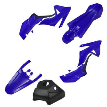 Imagem de Kit Plástico Carenagem Amx Adventure Honda Xr 250 Tornado, Azul