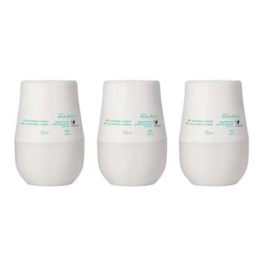 Imagem de Desodorante Antitranspirante Roll-On Erva Doce 70 ml - 3 unidades - Na