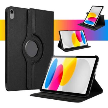 Imagem de Capa Case Giratória 360 Para Tablet iPad 11ª Geração A16 - DB, Preto