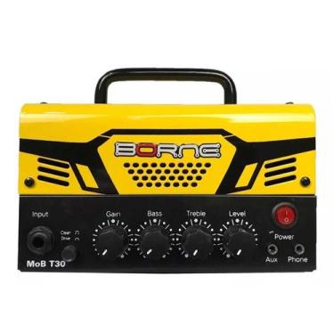 Imagem de Mini Amplificador Borne Mob T30 Amarelo
