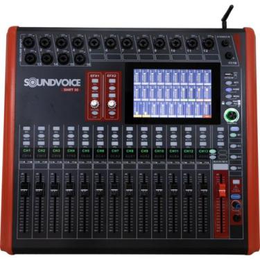 Imagem de Mesa de Som Digital 20 Canais Soundvoice Shift 20 - Sondvoice