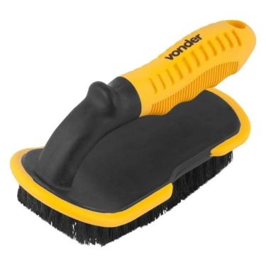 Imagem de Escova para Limpeza de Tapetes e Carpetes Cerdas Duras em Nylon com Cabo Plástico Vonder