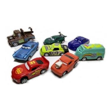 Imagem de Coleção 8 Carrinhos Carros 3 Relâmpago Mc Queen - Outras Marcas