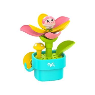 Imagem de Brinquedo De Banho Bebê Mini Cascata Com Ventosa Banheira Box Aquababy