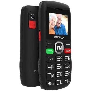 Imagem de Celular 4G Idoso clássico Teclas Grandes Botão SOS Dual Chip Rádio FM 