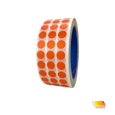 Imagem de Etiqueta Selo Bolinha Colorida 10mm - Rolo Com 5000 Adesivos - Etiquet
