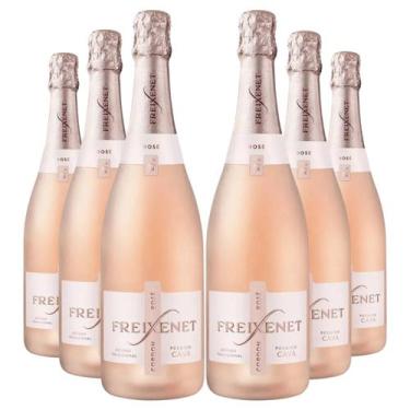 Imagem de KIT 6 Espumantes CAVA Freixenet Rosado Brut, 750ml