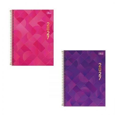 Imagem de Agenda executiva espiral diária Spot Feminina 275x200mm 2027 - Tilibra