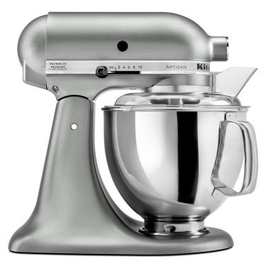 Imagem de Batedeira Planetária Kitchenaid Stand Mixer 4,8L 275W 10 Velocidades Cinza 110V