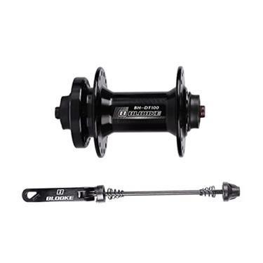 Imagem de Newmind Cubo de freio a disco com 36 furos, acessórios para cubo de roda de bicicleta com alavanca de liberação rápida de 7 a 11 velocidades, freio a disco de 36 furos, incluindo tampas de extremidade de troca - Cubo frontal