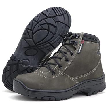 Imagem de COTURNO CANO BAIXO ADVENTURE COURO 282 KM CINZA Cor:Cinza;Tamanho:38