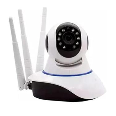 Imagem de Camera Ip Wifi 3 Antenas Hd 720p App Yoosee/yyp2p Noturna Camera Segurança 3 Antenas Robo Ip Wifi 360º 720p HD Noturno Câmera Ip 3 Antenas Wifi Wireless 3ª Geração Visão Noturna