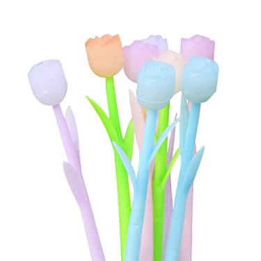 Imagem de Canetas de flores de gel que mudam de cor, canetas de flores criativas de gel para crianças, canetas esferográficas de flores, pacote com 24, para uso em casa, escritório, escola, presentes para crian