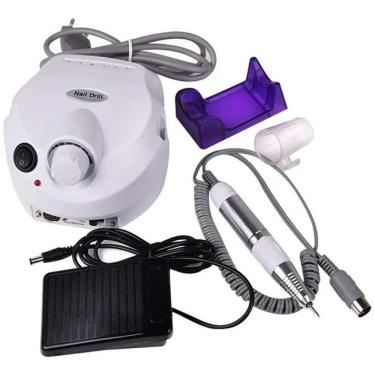 Imagem de Lixadeira Profissional Porquinho Elétrica Manicure Pedicure