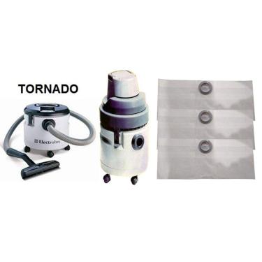 Imagem de Saco Descartável Aspirador De Pó Electrolux Tornado Ap20 A170 Job Com 3 Unidades
