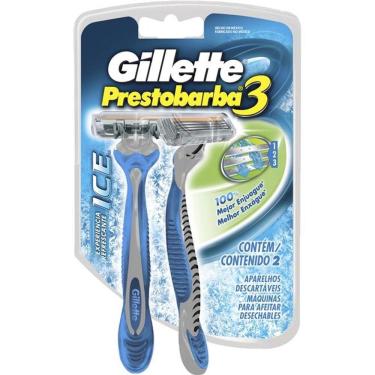 Imagem de Aparelho de Barbear Gillette Prestobarba 3 Ice 2 unidades