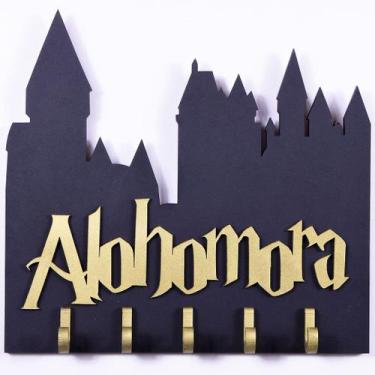 Imagem de Porta Chaves Harry Potter Alohomora Em Mdf Decoração - Mister Gentlema