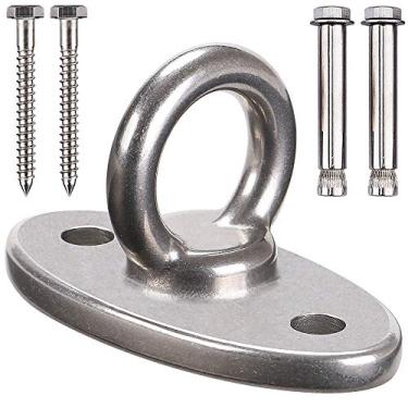 Imagem de BeneLabel Suporte de parede de teto para treinador de alça de suspensão, capacidade de 1,270 kg, sistemas de treinamento de força com peso corporal, balanço e rede aérea de ioga, faixa de resistência,