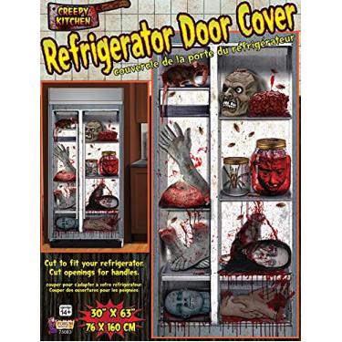 Imagem de Forum Novelties Capa de porta de geladeira Haunted House, multicolorido (75083)