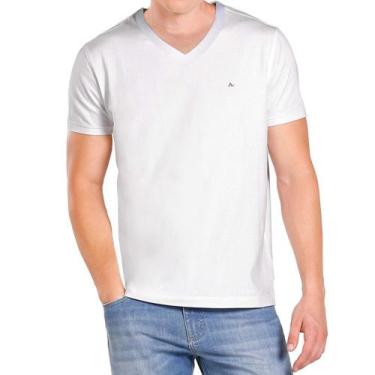 Imagem de Camiseta Aramis Basic Gola V Branco Masculino