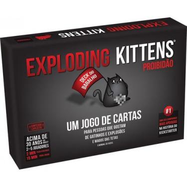 Imagem de Exploding Kittens Proibidão - Jogo De Tabuleiro - Galápagos - Galápago