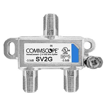 Imagem de CommScope Divisor de cabo coaxial bidirecional SV2G HomeConnect 5-1002 MHz CATV 120 dB 75 ohm interior/exterior