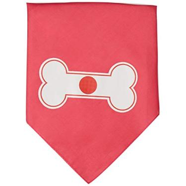 Imagem de Mirage Pet Products Bandana com estampa de tela do Japão para animais de estimação, pequena, rosa brilhante
