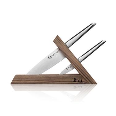 Imagem de Cangshan Cutlery | Série TAI Swedish Sandvik 14C28N Steel Conjunto de 3 peças de bloco de facas, 3-Piece, 1
