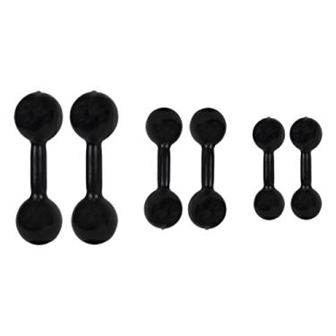 Imagem de Par Halteres 1Kg + 2Kg + 3Kg Emborrachados Treino Funcional