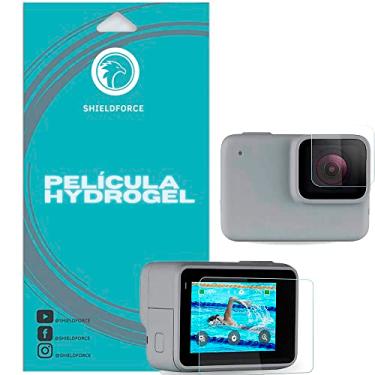 Imagem de Película Compativel Go Pro Hero Shieldforce Hydrogel Cobertura Total (3x tela) (Hero 8 Black)