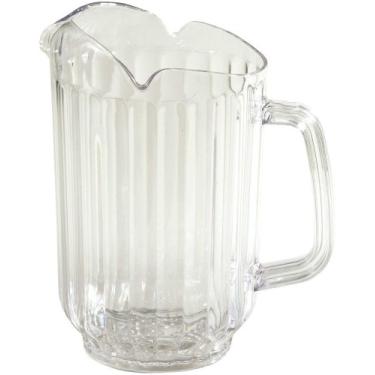 Imagem de Winco Jarra de água de policarbonato com 3 bicos, 1,7 L, transparente