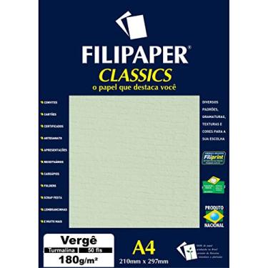 Imagem de Filiperson Classics Papel Pérola para Trabalhos Manuais, Verde, A4