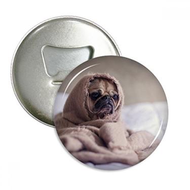 Imagem de Bulldog Pet Animal Lonely Abridor de garrafa com emblema multifuncional