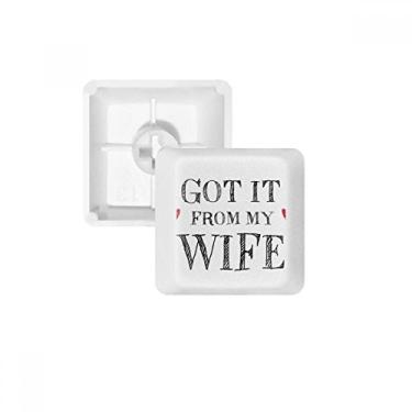 Imagem de Got It from My Wife Kit de atualização de teclado mecânico PBT para presente de Dia dos Namorados