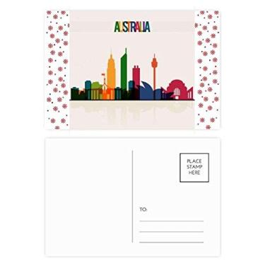 Imagem de Marcador de céus da cidade da Austrália, esboços de Natal, Natal, Celebração, Cartão postal de Bênção