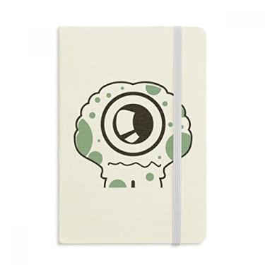 Imagem de Caderno Alien Manchado Universo e Alienígena Oficial Tecido Rígido Diário Clássico