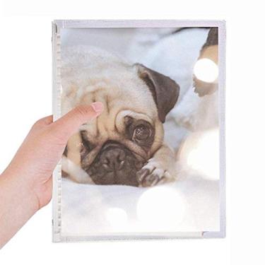 Imagem de Caderno de anotações Bulldog para animais de estimação Lonely com folhas soltas e diário recarregável