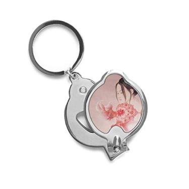 Imagem de Cortador de unhas de dedo de pintura chinesa para corte de papel, cortador de unhas em aço inoxidável