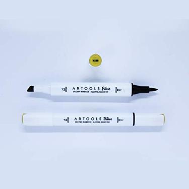 Imagem de Marca Texto Artools Pictom Pontas Broad e Brush Amarelo Y225