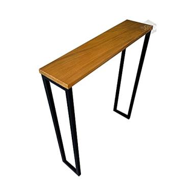 Imagem de Aparador Ferro e Madeira Industrial 0,70 x 0,20 x 0,80 m - The Stod