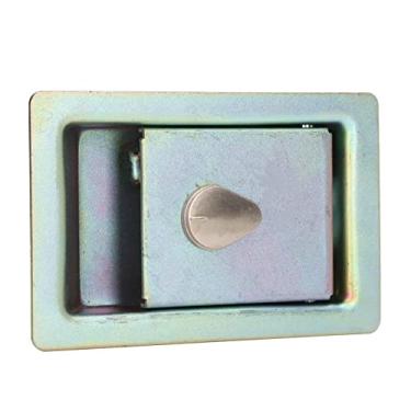 Imagem de Bloqueio Bomba Hidráulica Escavadeira, Durável e Não Deformável, Trava Porta Lateral Escavadeira Com 2 Chaves para Uso Industrial