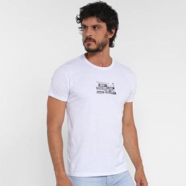 Imagem de Camisetas Ellus Masculino Cotton Fine Ticket Rock Classic Mc-57C8127