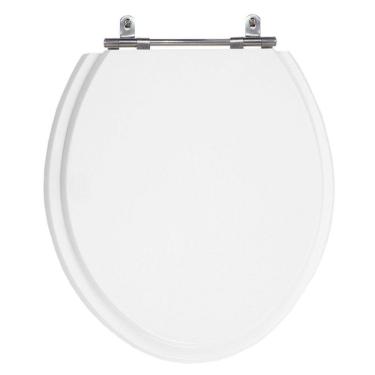 Imagem de Assento Laqueado Sabara Branco Tampa para Vaso Icasa em Mdf 1.6Gpf 6lpf